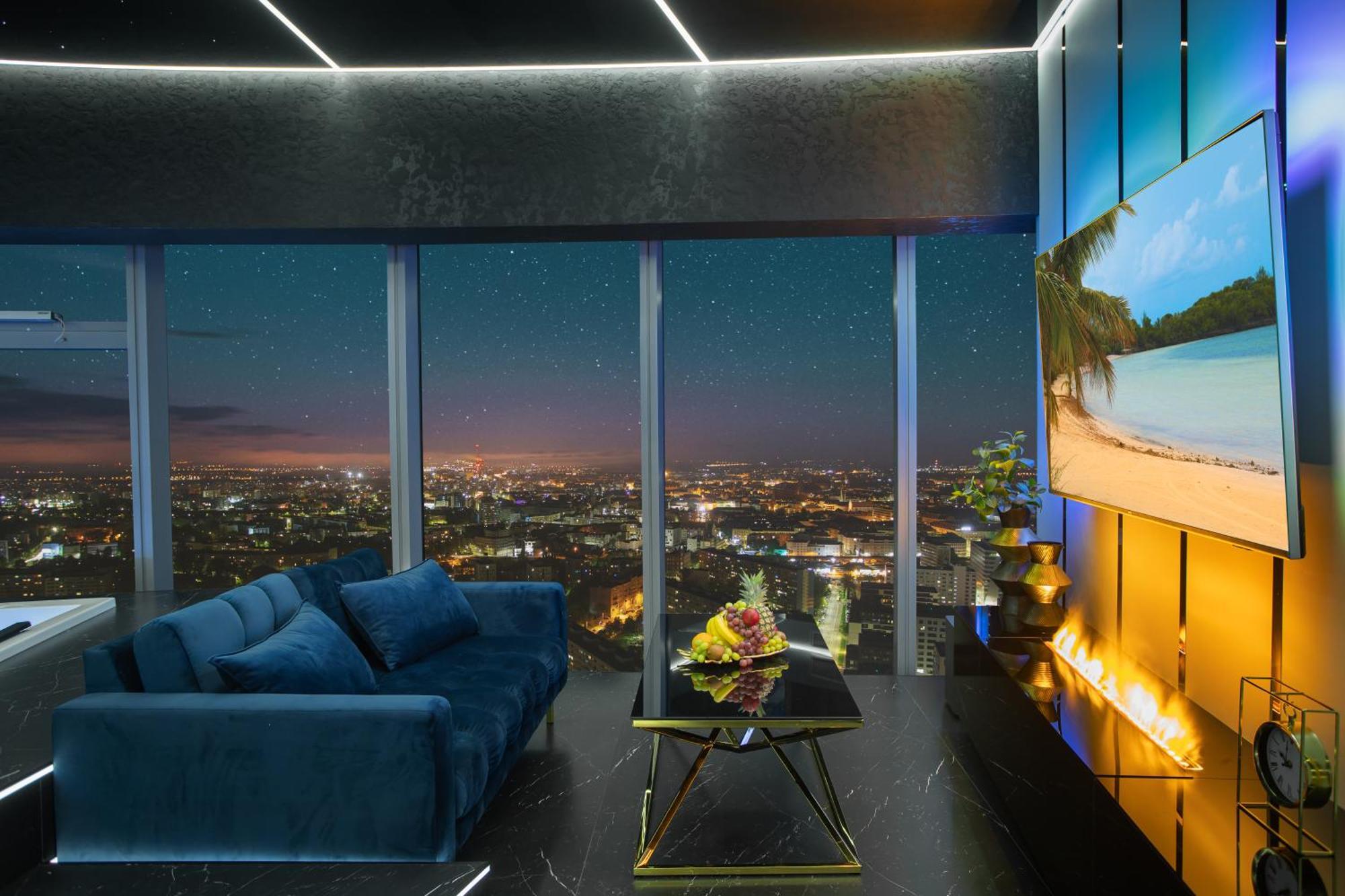 Apartamenty Sky Tower Z Jakuzzi Przy Oknie Вроцлав Екстериор снимка